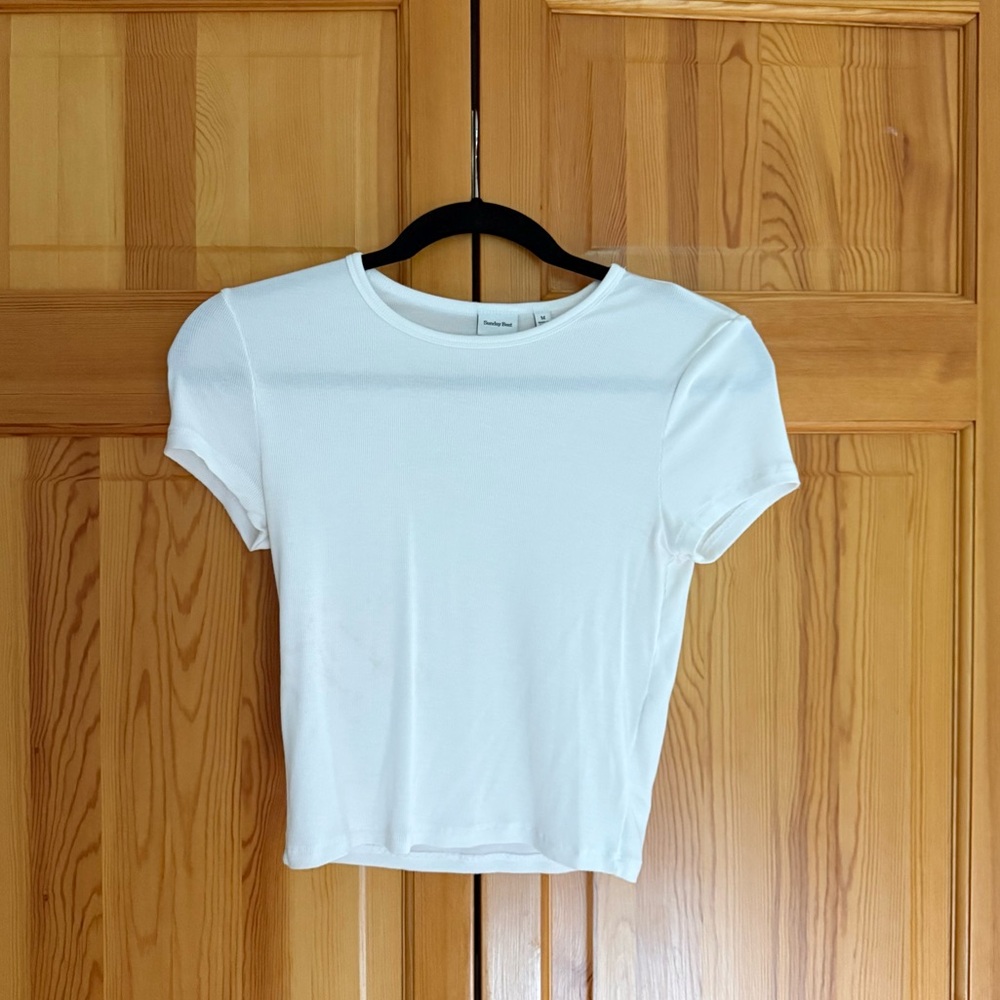 Aritzia Sunday Best White Tee